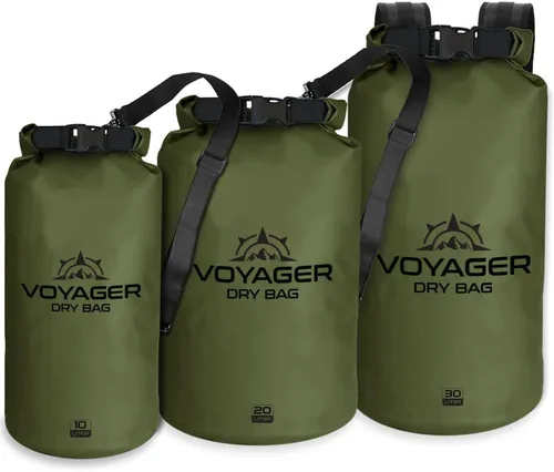 Miniatura 2 de EcoGear FX Bolsa seca impermeable resistente serie Voyager – Bolsa de compresión duradera – Kayak, rafting, canotaje, senderismo, pesca y camping