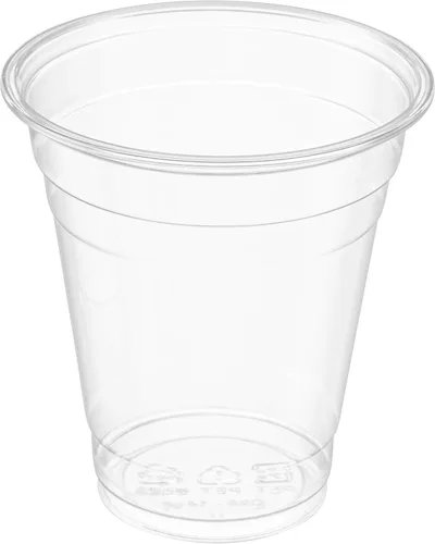 Miniatura 6 de ELEGANT DISPOSABLES Vasos de PET transparentes con tapas planas para café helado (12 onzas)