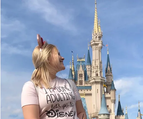 Miniatura 3 de Linda y divertida camiseta de manga corta para mujer, con estampado de letras, para viajes familiares, camisetas de vacaciones