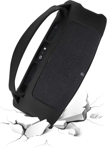 Miniatura 4 de Funda de silicona para altavoz inalámbrico portátil Charge 5 Wi-Fi, funda protectora compatible con altavoz Bluetooth JBL Charge 5 (negro)