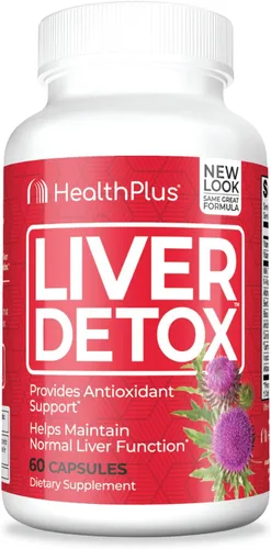 Health Plus Cápsulas de desintoxicación hepática, 60 unidades