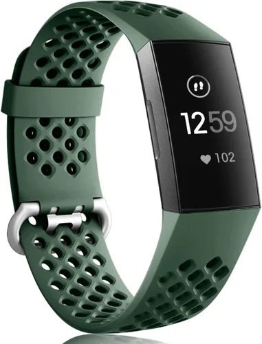 Miniatura 10 de Wepro - Correas de repuesto para bandas, impermeable, con orificios, transpirable, pequeña y grande, para mujeres y hombres, Gris Negro