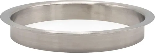 Miniatura 5 de Outwater Ojales de basura de acero inoxidable pulido 304 de 8 pulgadas (nominal) de diámetro x 2 pulgadas de alto para canaletas de basura