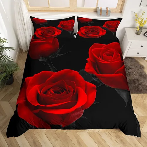 Miniatura 24 de Lindo juego de ropa de cama con dinosaurios, juego de funda de edredón con dibujos animados de cactus, funda de edredón decorativa, funda de edredón