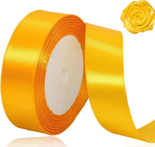 Miniatura 67 de Cinta beige de 1-1/2 pulgadas x 25 yardas, cinta de satén marfil de tela de color sólido para manualidades, coronas, fiesta de boda, Navidad, lazos
