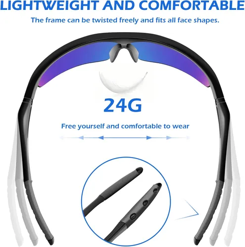 Miniatura 6 de OXG Anteojos de seguridad para hombres y mujeres, resistentes a impactos y arañazos, ANSI Z87.1, protección ocular, bloqueo UV Varios