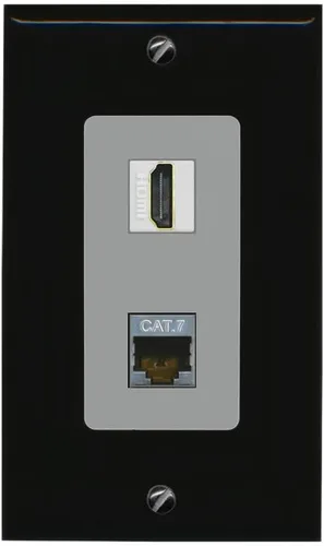 Miniatura 13 de RiteAV Placa de pared HDMI y Cat7 - 1 banda [marrón/marrón]