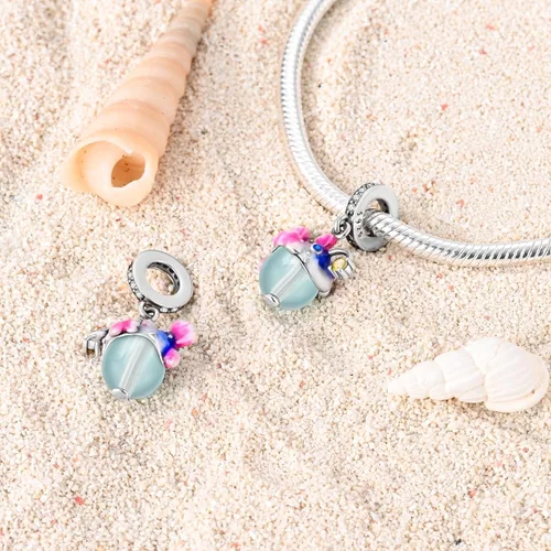 Miniatura 72 de Hapour Dijes de plata de ley 925 para pulseras, collar, joyería europea, colgante de cuentas para mujeres y madres