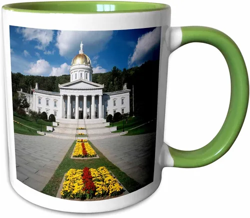 Miniatura 7 de 3dRose Danita Delimont – Capitol Edificios – State Capitol Edificio, Montpelier, Vermont, EE. UU. – us46 wbi0055 – Walter Bibikow – Tazas