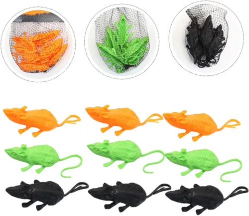 Miniatura 8 de Kisangel 18pcs Realistic Fake Mouse Decor for Halloween Pranks Unique Mice Toy Layout Props Soft Material for Home and Party Decoration Chic and