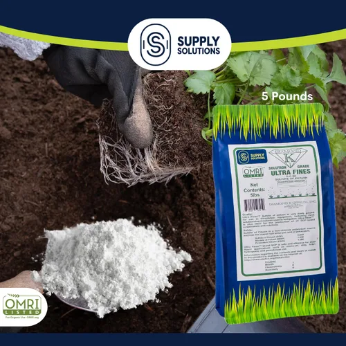 Miniatura 8 de Supply Solutions Sulfato de potasa 0-0-50 - Fertilizante orgánico de potasa - Adecuado para fertirrigación, sistemas de goteo, foliar, hidroponía