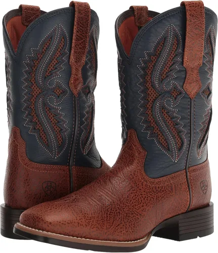 Miniatura 7 de Ariat Rowder Venttek 360 - Botas de punta cuadrada para hombre color azul marrón