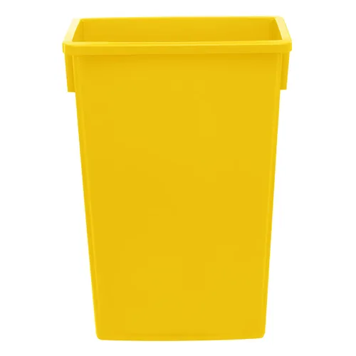 Miniatura 10 de Cubo de basura rectangular de plástico negro de 16 galones, perfecto para cocina, oficina