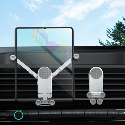 Miniatura 9 de Z Fold 4 - Soporte de automóvil para ventana de parabrisas de salpicadero, aluminio 2 modos para Samsung Galaxy Z Fold 6 5 4 3 2 Accesorios y iPhone