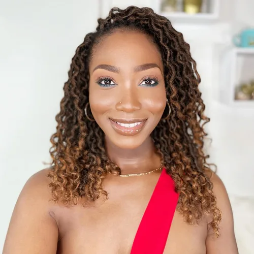 Karida Goddess Locs - Cabello de ganchillo de 10 pulgadas, 8 paquetes de cabello de ganchillo mejorado para mujeres negras, rastas sintéticas de T30#