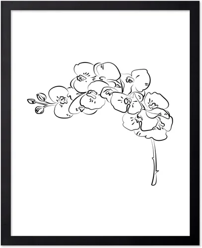 Miniatura 17 de Poster Master Póster de peonías – Estampado de flores retro – Ilustración floral – Ilustración en blanco y negro – Diseño de línea y abstracto