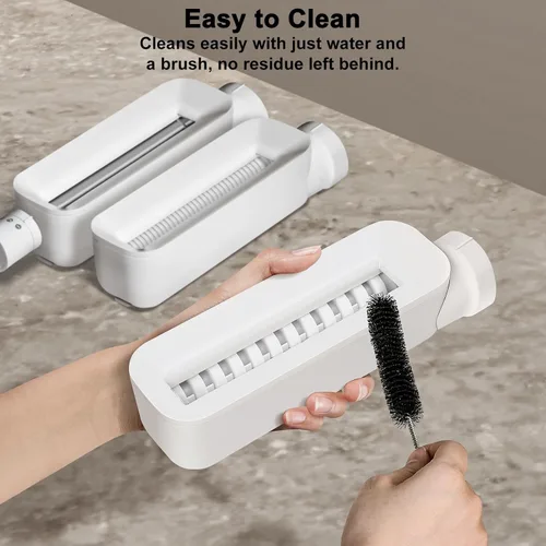Miniatura 5 de Máquina eléctrica para hacer pasta, máquina para hacer pasta 3 en 1, incluye rodillo de pasta cortador de espaguetis y cortador de fettuccine
