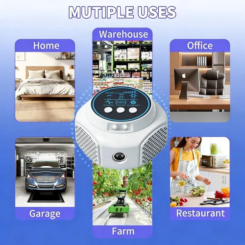 Miniatura 4 de Repelente ultrasónico de plagas para interiores, trampas para ratones para el hogar, repelente de ratones, dispositivo ultrasónico, repelente