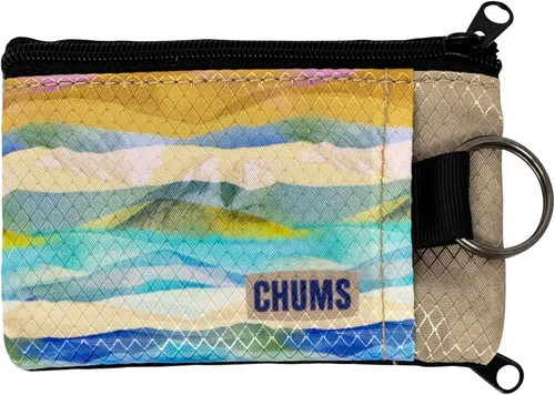 Miniatura 31 de Chums Surfshorts - Cartera minimalista ligera con cremallera y ventana de identificación transparente, resistente al agua con llavero