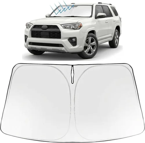 Miniatura 85 de Proadsy Parasol para parabrisas actualizado 2025, ajuste personalizado Dodge RAM 1500 2Dr 2019-2024 2025, 4 capas, plegable, protector de parasol