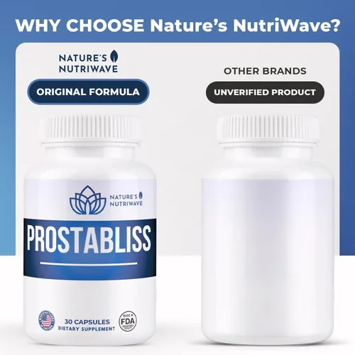 Miniatura 4 de Prostabliss – Suplemento de hierbas 100% natural con zinc, té verde, cardo mariano y ginseng – Fabricado en Estados Unidos – 30 cápsulas, suministro