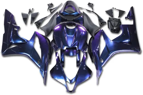 Miniatura 9 de Carenado negro brillante para Honda 2007 2008 CBR600RR CBR 600RR nueva inyección ABS plásticos cuerpo kit cuerpo trabajo 07 08