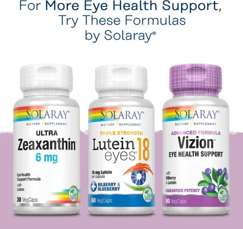 Miniatura 6 de SOLARAY Extracto de bayas de arándano 60 mg Potente antioxidante Apoyo para la visión saludable y la circulación 60 cápsulas vegetales