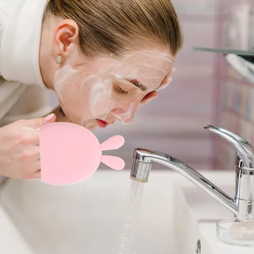 Miniatura 9 de Beaupretty Juego de 4 cepillos de silicona para limpiar la cara, masajeador exfoliante suave para el cuidado de la piel, portátil para uso diario