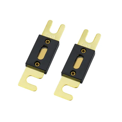 Miniatura 36 de Baomain Paquete de 2 fusibles ANL de 300 A a granel con terminales chapados en oro para audio de automóvil, amplificador, camión, barco, RV