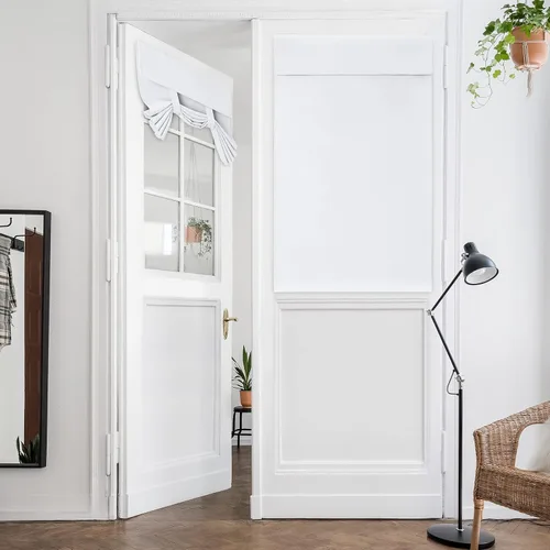 Miniatura 16 de HOMEIDEAS Cortinas Opacas para Aula para Puerta Principal, Cubierta de Ventana de Puerta de Aula, Persianas de Privacidad con Aislamiento Térmico