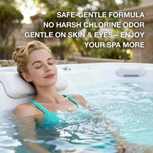 Miniatura 7 de PROFELIZ Paquete de 2 oxidantes de choque sin cloro para jacuzzis, tratamiento de choque sin cloro para spa, piscina, clarificador de agua oxidante