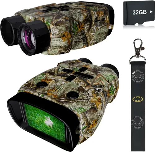 Night Vision Goggles for Kids Boys and Girls, Christmas Birthday Gifts, Night Vision Binoculars,Perfect Birthday for Boys & Girls rojo (Camo red)