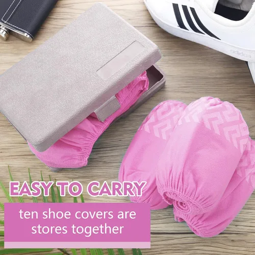 Miniatura 7 de Zhanmai - Paquete de 300 fundas desechables para botas o zapatos, antideslizantes, grandes, para cubrir zapatos o botines en interiores, protectores