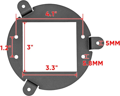 Miniatura 3 de WSays Soporte de montaje de bisel de conversión de actualización de faros compatible con Can-Am Outlander XMR Max L 400 450 500 570 Luz de montaje