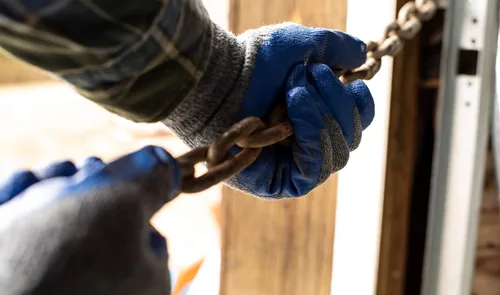 Miniatura 10 de G & F Products 3108-10 Guantes de trabajo con palma de tejido de cuerda, guantes cubiertos de látex, guantes recubiertos de nitrilo para uso 2-Azul