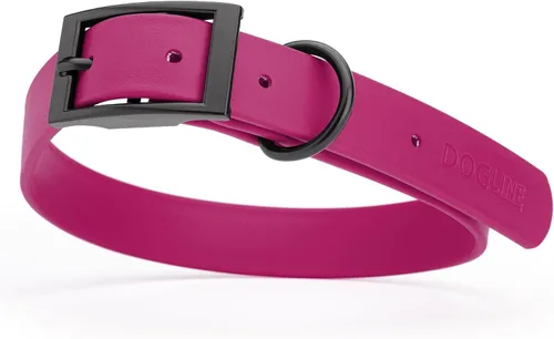 Miniatura 72 de Dogline Biothane - Collar impermeable para perro con hebilla de liberación rápida, resistente cincha de nailon recubierta con resistente y a prueba