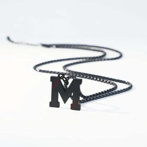 Miniatura 4 de Susook Collar con inicial de béisbol para niños, dije de letra A-Z, cadena de acero inoxidable de 22 + 2 pulgadas, regalo de béisbol personalizado