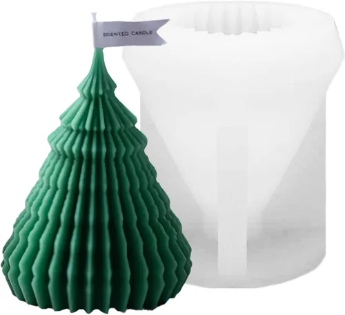 Miniatura 15 de 4PCS Moldes de Silicona para Árbol de Navidad, Moldes de Velas 3D para Hacer Velas Perfumadas, Jabón Hecho a Mano, Bomba de Baño, Barra de Loción, 4