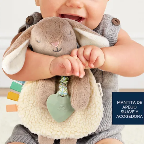 Miniatura 2 de Itzy Ritzy - Itzy Lovey Incluyendo Mordedor - Baby Lovey con Mordedor, Cintas Texturizadas y Brazos Colgantes - Cuenta con Sonido Crujiente, Tela