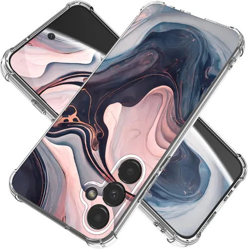 Miniatura 25 de para Samsung Galaxy a15 5G [Funda de Mármol Delgada]+[Anti-Caída Protectora] Fundas de Teléfono de TPU Suave y Elegantes para Mujeres de 6.5 Pulgadas