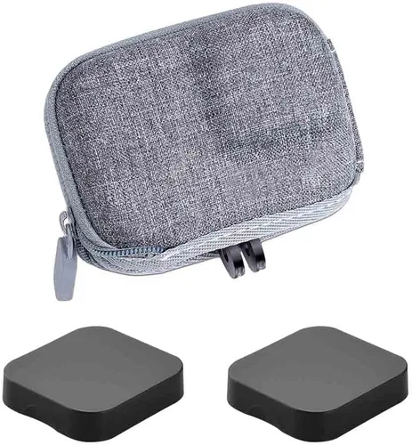 Miniatura 8 de ULBTER Mini bolsa de almacenamiento para GoPro Hero 12 11 10 9 8 negro + Hero12 Hero11 Hero10 Hero9 Hero8 cubierta de goma para lente, cajas