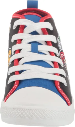 Miniatura 2 de SUPER MARIO Brothers Mario Luigi Nintendo - Zapatos deportivos de caña alta y con cordones para niños pequeños talla 7 a 12