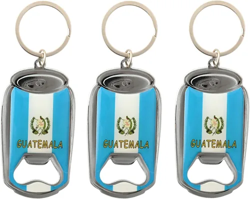 Miniatura 10 de Jamaica - Llavero abridor de botellas de cerveza - Set de 3 - Lata