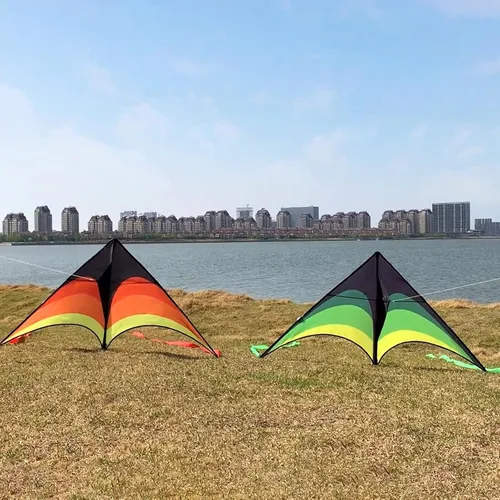 Miniatura 3 de Mint's Colorful Life - Cometa Delta para niños y adultos, cometa extremadamente fácil de volar, las mejores cometas para principiantes