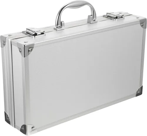 Miniatura 3 de Toyvian Maletín rígido de aluminio con inserto de espuma personalizable para instrumentos de prueba, cámaras, herramientas, piezas y accesorios