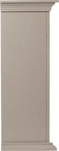 Miniatura 5 de SEI Furniture - Chimenea eléctrica con pantalla táctil de mármol Torlington - Gris - Diseño de transición, tapa de mármol gris - Ideal para sala