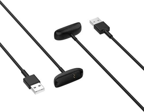Miniatura 4 de FitTurn Cargador USB compatible con Fitbit Ace 3 Activity Tracker de 3.3 pies/39.4 in de repuesto de cargador USB Clip de carga Cable Base