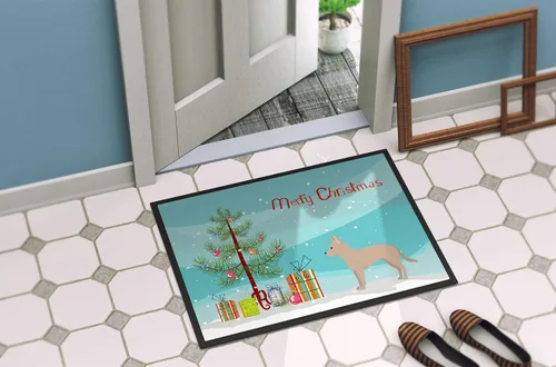 Miniatura 112 de Caroline's Treasures CK3799MAT Akita Shepherd - Tapete de árbol de Navidad de 18 x 27 pulgadas, tapete para puerta delantera, interior y exterior
