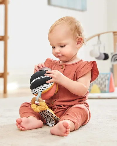 Miniatura 2 de Skip Hop Juguete 3 en 1 para cochecito de bebé y mordedor para actividades de bebé, juguete de cochecito 3 en 1 inspirado en Montessori
