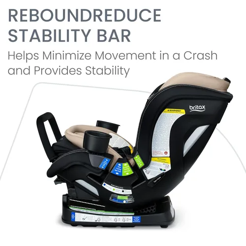 Miniatura 7 de Britax Poplar S Asiento convertible para automóvil, asiento de automóvil 2 en 1 con diseño delgado de 17 pulgadas, tecnología ClickTight